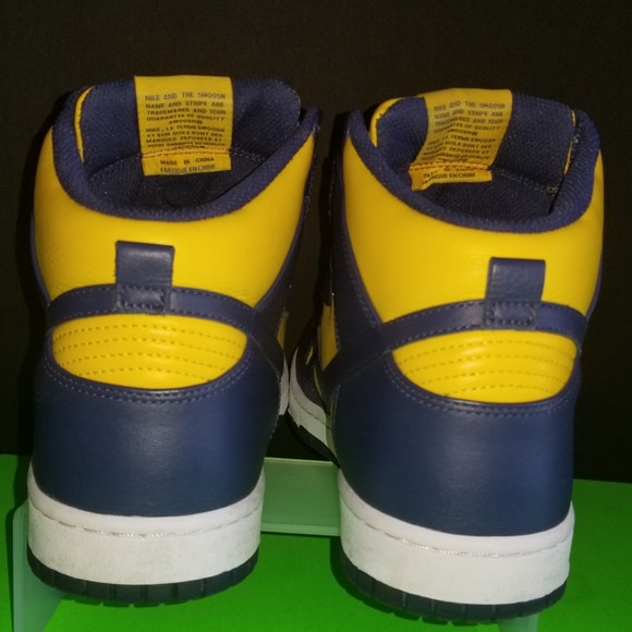 Sacai x Nikelab Dunk Lux "Varsity Maze Navy" aka Michigan - Picture 8 of 13